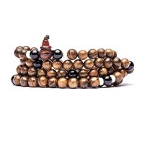 Necklace Tamashii Man Mala in Wood Onice NWS900-3